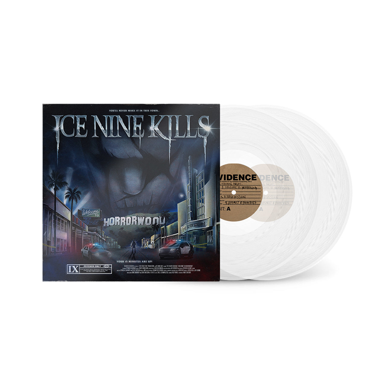 ICE NINE KILLS ‘WELCOME TO HORRORWOOD: THE SILVER SCREAM 2’ 2LP - CLEAR
