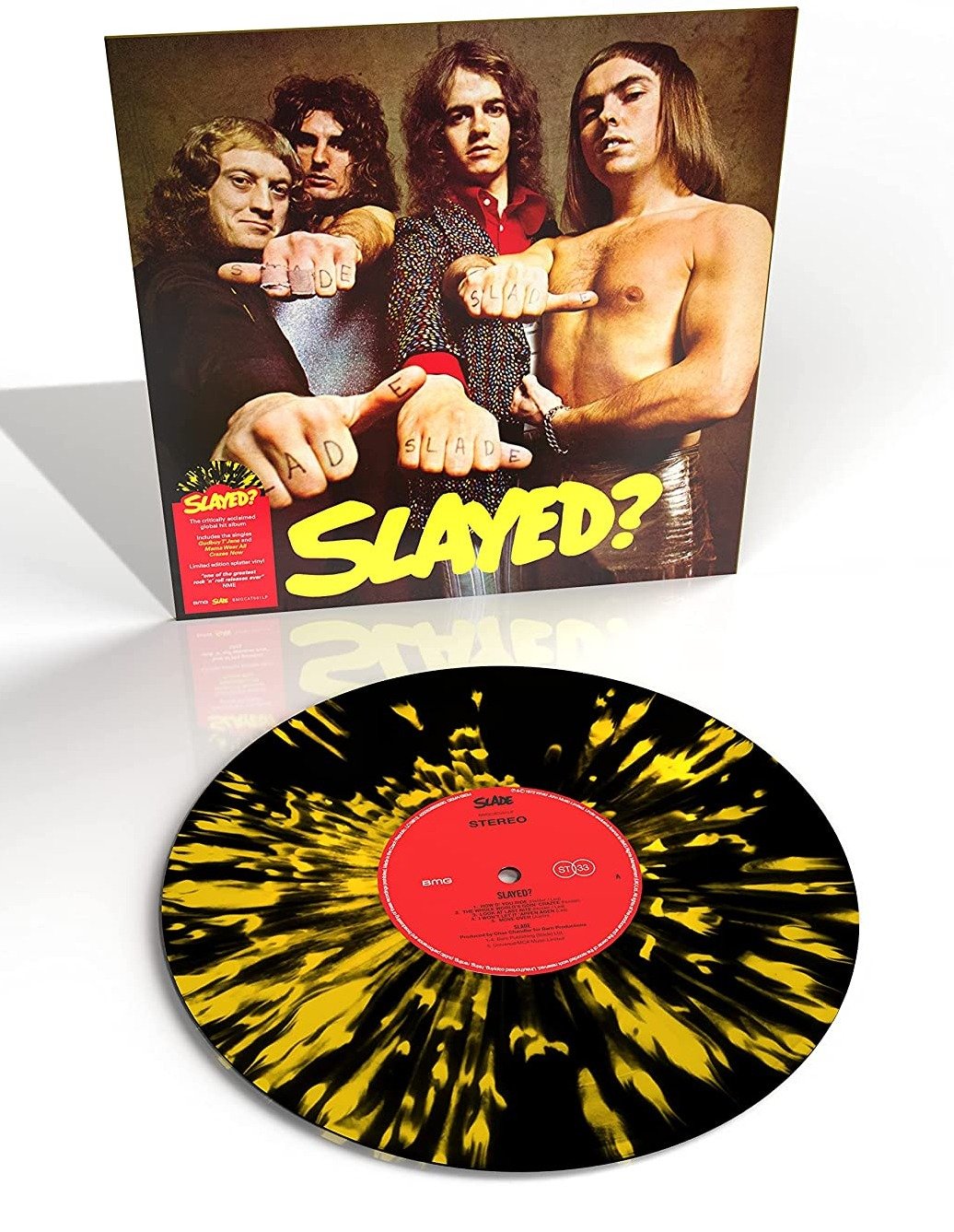 SLADE 'SLAYED?' LP - YELLOW/BLACK/SPLATTER
