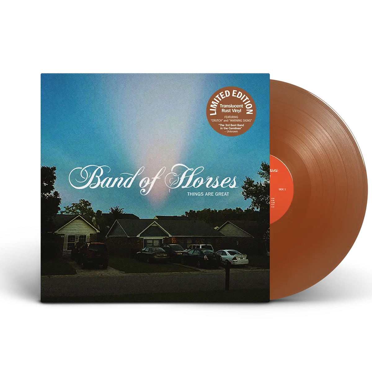 BAND OF HORSES 'THINGS ARE GREAT' LP - TRANSLUCENT RUST