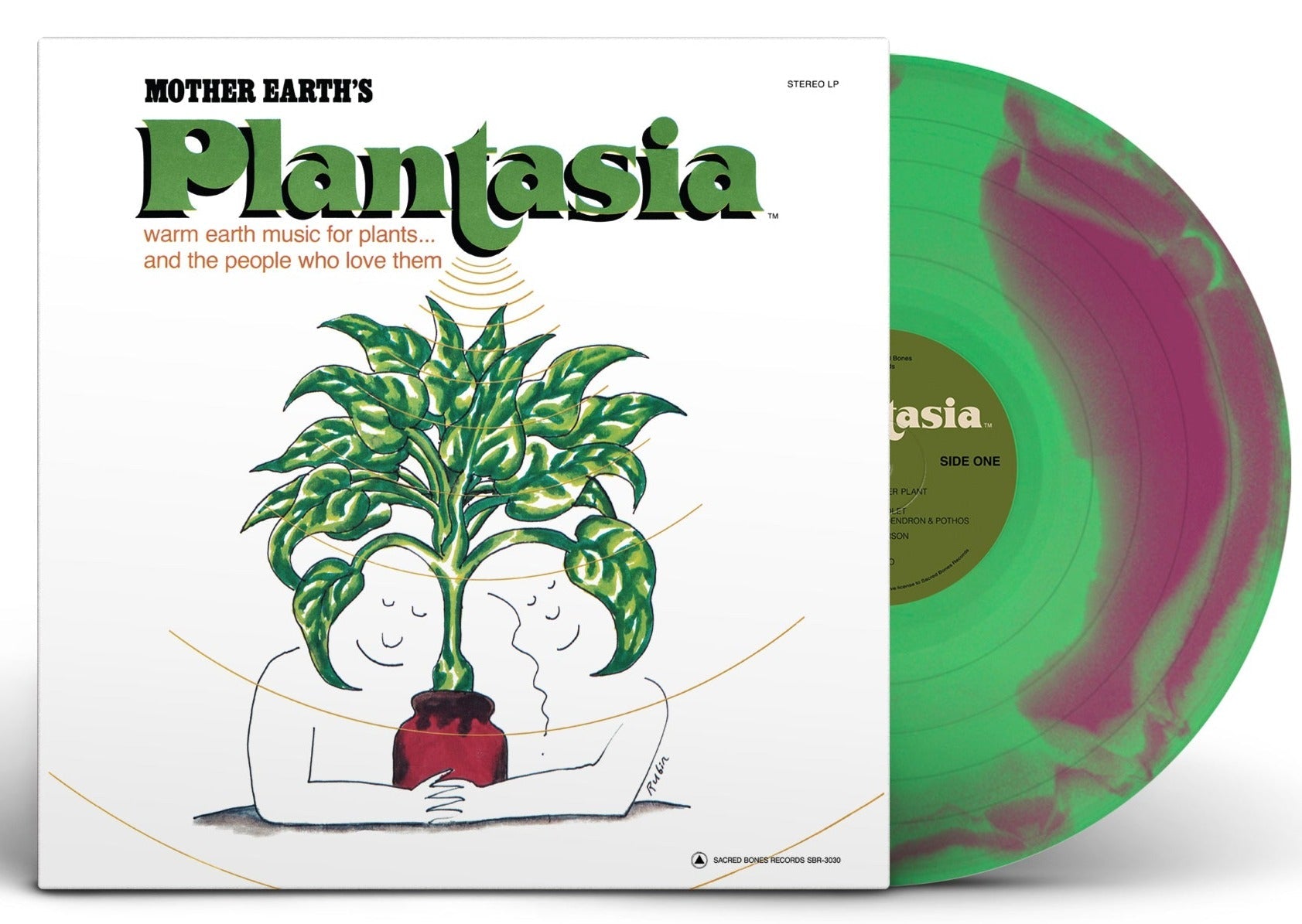 MORT GARSON 'MOTHER EARTH'S PLANTASIA' LP - SB 15 YEAR EDITION - CALADIUM PINK/GREEN