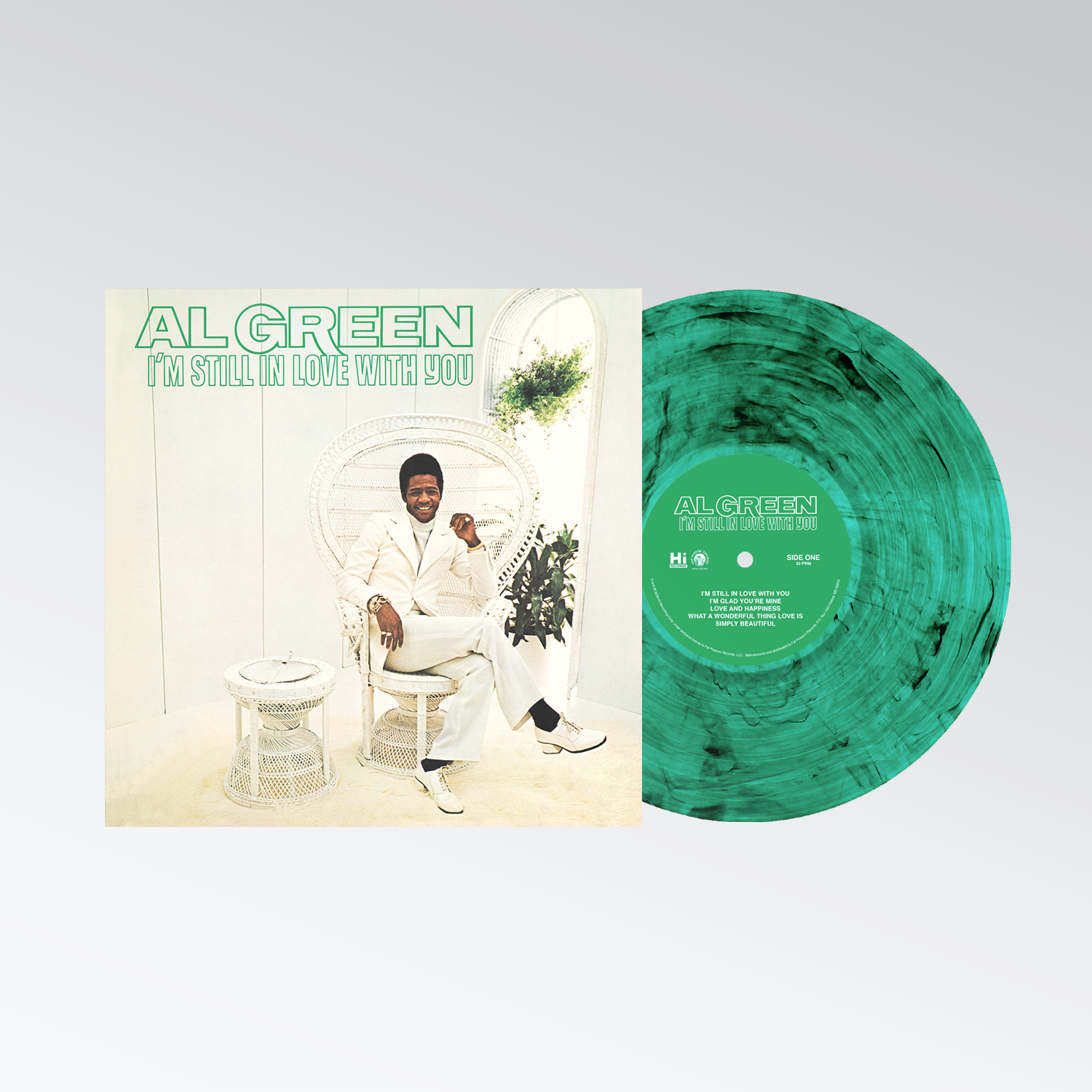 AL GREEN 'I'M STILL IN LOVE WITH YOU' 50TH ANNIVERSARY LP - GREEN SMOKE