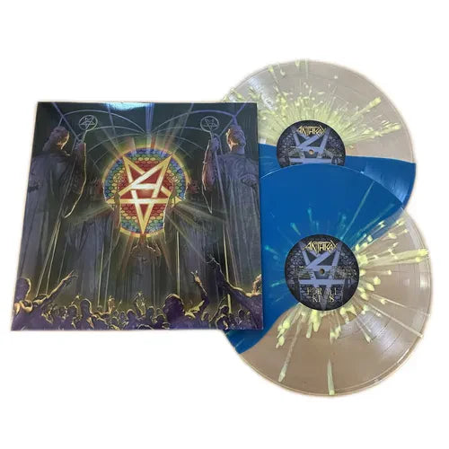 ANTHRAX 'FOR ALL KINGS' 2LP - OPAQUE BLUE/CLEAR/NEON YELLOW/SPLATTER