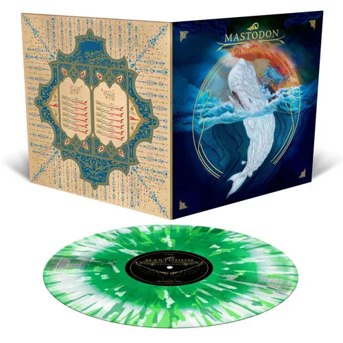 MASTODON 'LEVIATHAN' LP - WHITE/KELLY GREEN
