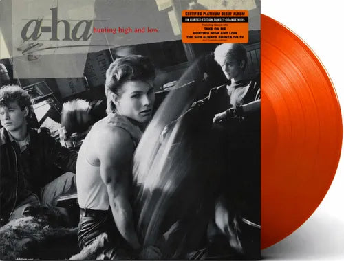 A-HA 'HUNTING HIGH AND LOW' LP - ORANGE