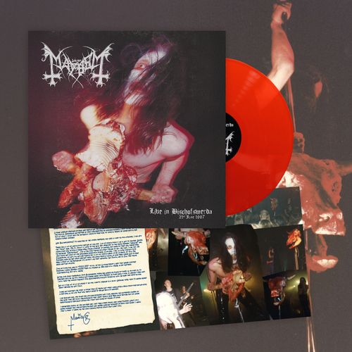 MAYHEM 'LIVE IN BISCHOFSWERDA (21ST JUNE 1997)' LP - LTD. - RED