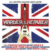 HARDER & HEAVIER '60S BRITISH INVASION' LP - RED/BLUE