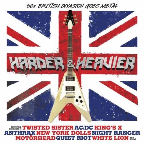 HARDER & HEAVIER '60S BRITISH INVASION' LP - RED/BLUE