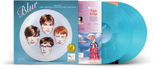 BLUR 'PRESENT THE SPECIAL COLLECTORS EDITION' 2LP - CURACAO BLUE