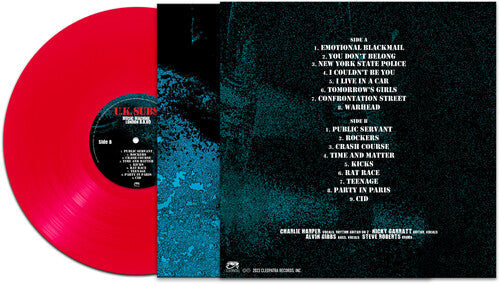 UK SUBS 'MUSIC MACHINE LONDON 8/8/80' LP - RED