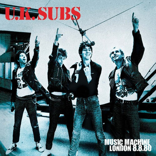 UK SUBS 'MUSIC MACHINE LONDON 8/8/80' LP - BLUE