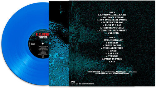 UK SUBS 'MUSIC MACHINE LONDON 8/8/80' LP - BLUE