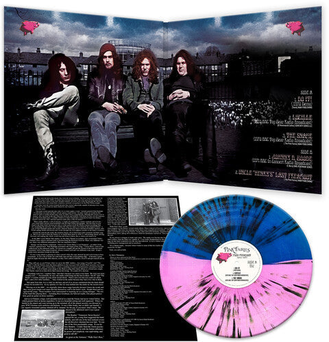 PINK FAIRIES 'FUZZ FREAKOUT 1970-1971' LP - BLUE/PINK/SPLATTER
