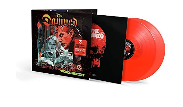 THE DAMNED 'A NIGHT OF A THOUSAND VAMPIRES' 2LP - TRANSPARENT RED