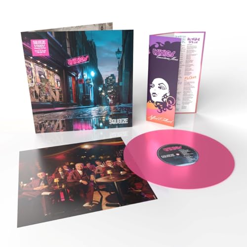 SQUEEZE 'TRIXIES' LP - TRANSPARENT PINK