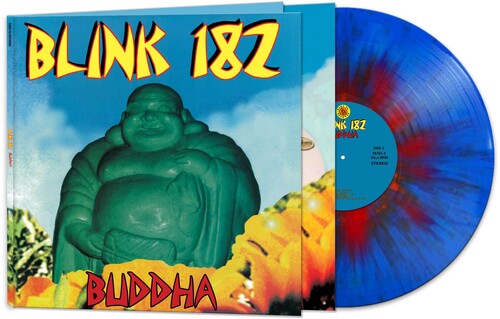 BLINK-182 'BUDDHA' LP - BLUE/RED