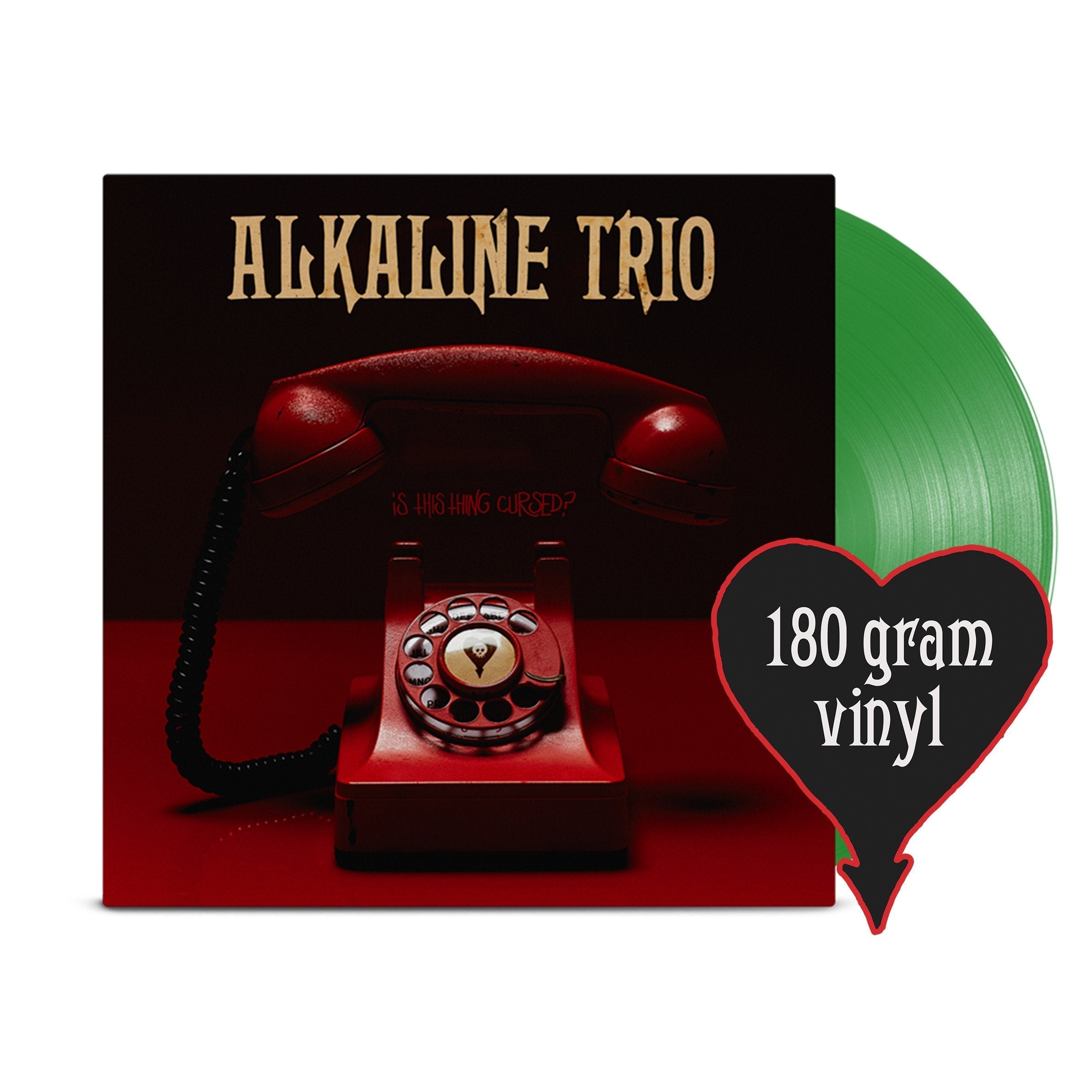 ALKALINE TRIO 'IS THIS THING CURSED?' LP- OPAQUE GREEN