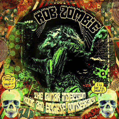 ROB ZOMBIE 'THE LUNAR INJECTION KOOL AID ECLIPSE CONSPIRACY' LP - BLUE/BOTTLE GREEN/BLACK/SPLATTER