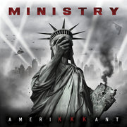 MINISTRY 'AMERIKKKANT' LP - GREY/BLACK/WHITE SPLATTER