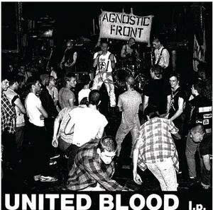 AGNOSTIC FRONT 'UNITED BLOOD' LP - SOLID RED