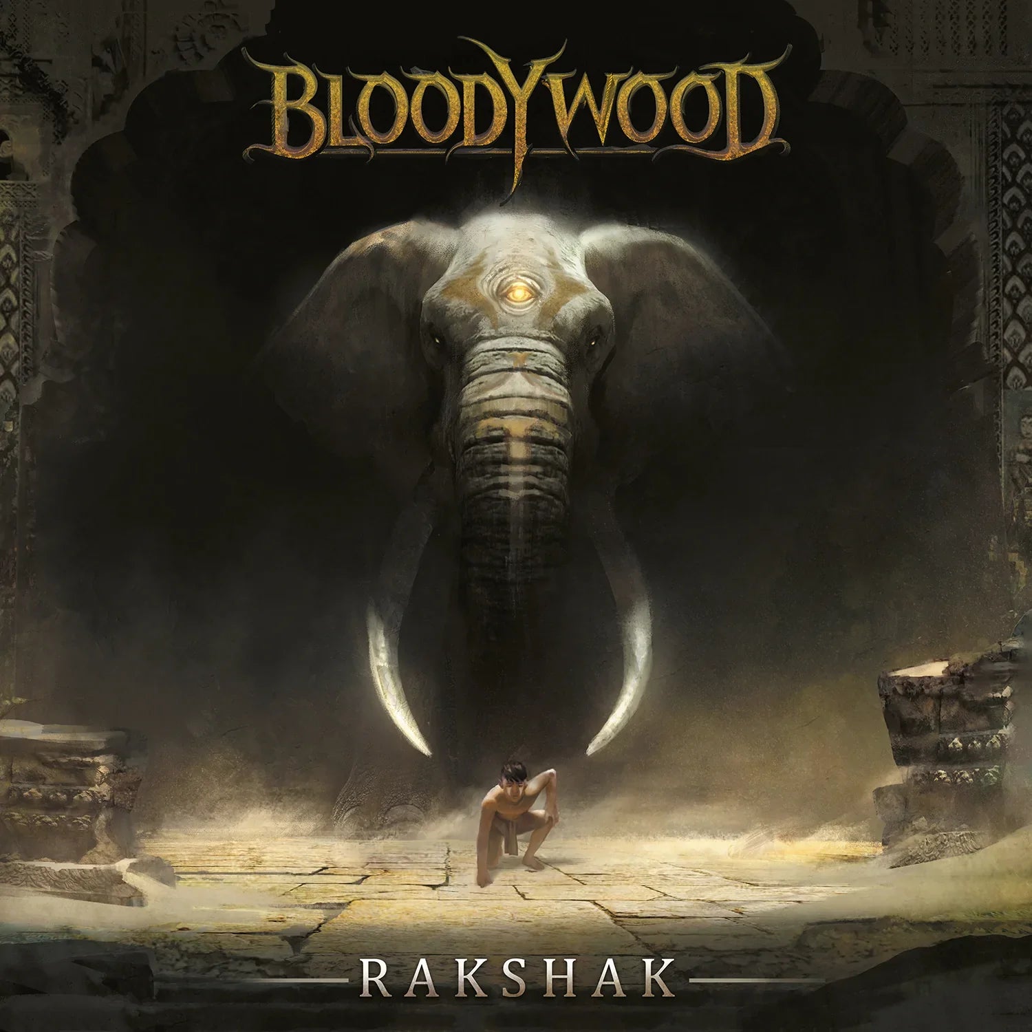 BLOODYWOOD 'RAKSHAK' LP - WHITE/BLUE/MARBLED BLACK