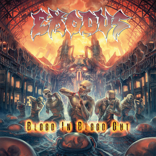 EXODUS 'BLOOD IN BLOOD OUT' 2LP - CLEAR BLACK/GOLD SPLATTER