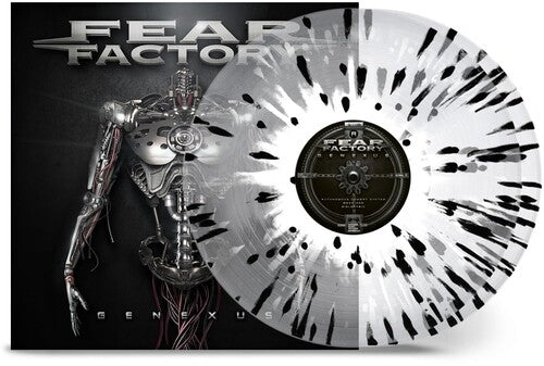 FEAR FACTORY 'GENEXUS' 2LP CRYSTAL CLEAR/BLACK/WHITE