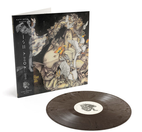 KATE BUSH 'NEVER FOR EVER' LP - IMPORT - BLADE BULLETT GREY