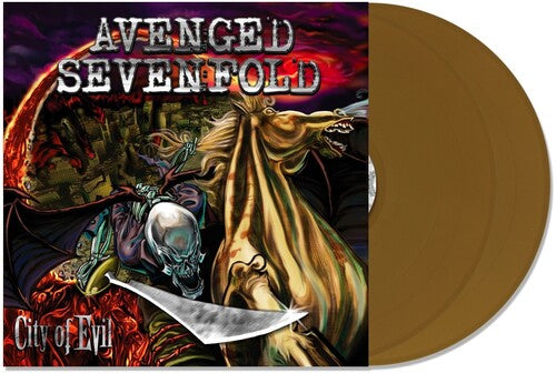 AVENGED SEVENFOLD 'CITY OF EVIL' 2LP - GOLD