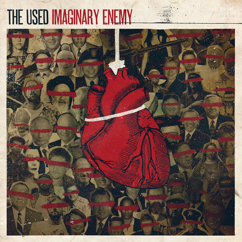 THE USED 'IMAGINARY ENEMY' LP - ORANGE/BLACK/WHITE/SWIRL