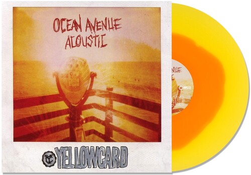 YELLOWCARD 'OCEAN AVENUE ACOUSTIC' LP - ORANGE/YELLOW