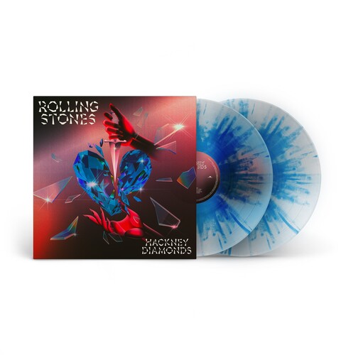 THE ROLLING STONES 'HACKNEY DIAMONDS' 1 YEAR ANNIVERSARY 2LP - CLEAR/BLUE/SPLATTER