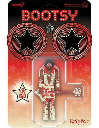 BOOTSY COLLINS REACTION FIGURE WAVE 3 - GLOW IN THE DARK