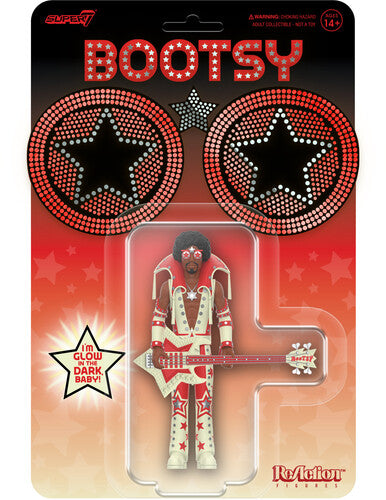 BOOTSY COLLINS REACTION FIGURE WAVE 3 (Glow In Dark)