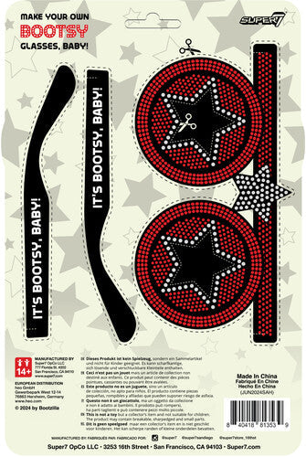 BOOTSY COLLINS REACTION FIGURE WAVE 3 - GLOW IN THE DARK