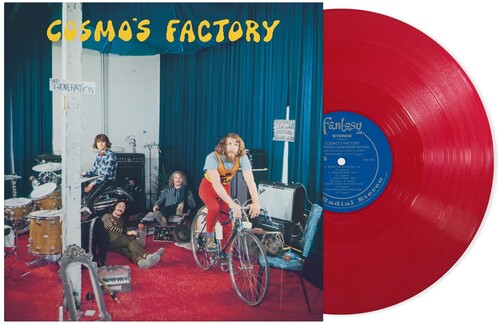 CREEDENCE CLEARWATER REVIVAL 'COSMO'S FACTORY' LP - APPLE RED