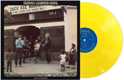 CREEDENCE CLEARWATER REVIVAL 'WILLY AND THE POOR BOYS' LP - CANARY YELLOW