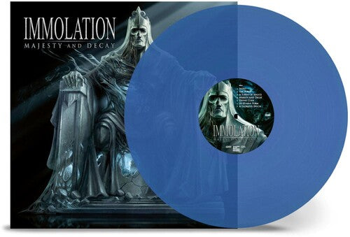 IMMOLATION 'MAJESTY AND DECAY' LP - TRANSPARENT BLUE