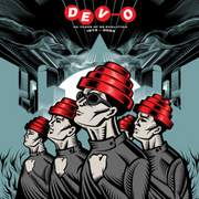 DEVO '50 YEARS OF DE-EVOLUTION 1973-2023' 2LP - RED/BLUE