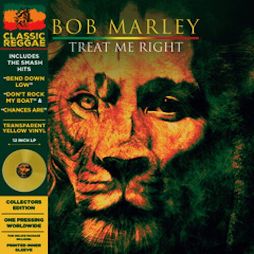 BOB MARLEY 'TREAT ME RIGHT' LP - YELLOW