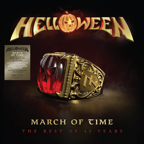 HELLOWEEN 'MARCH OF TIME (THE BEST OF 40 YEARS)' 5LP - RED