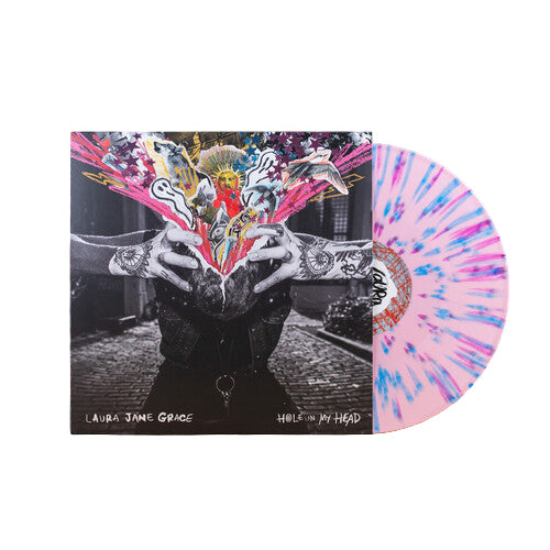 LAURA JANE GRACE 'HOLE IN MY HEAD' LP - PINK/PURPLE/BLUE/SPLATTER
