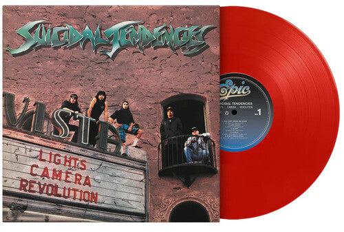 SUICIDAL TENDENCIES 'LIGHTS CAMERA REVOLUTION' LP - IMPORT - RED