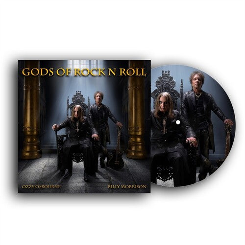 BILLY MORRISON AND OZZY OSBOURNE 'GODS OF ROCK N ROLL' LP - PICTURE DISC