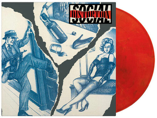 SOCIAL DISTORTION 'SOCIAL DISTORTION' LP (Import, Red Vinyl)