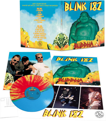 BLINK-182 'BUDDHA' LP - LTD. - BLUE/RED/YELLOW SPLATTER
