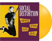 SOCIAL DISTORTION 'SOMEWHERE BETWEEN HEAVEN AND HELL' LP - IMPORT - YELLOW