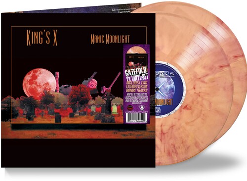 KING'S X 'MANIC MOONLIGHT' LP (Orange Vinyl)