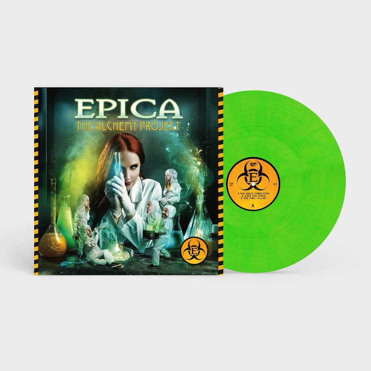 EPICA 'THE ALCHEMY PROJECT' LP TOXIC GREEN MARBLED