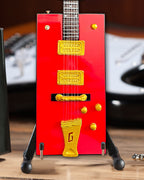 BO DIDDLEY SIGNATURE FIREBIRD RED GRETSCH G6138 BOX MINI GUITAR MODEL