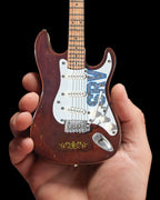 OFFICIALLY LICENSED STEVIE RAY VAUGHAN MINI FENDER' STRAT' - SIGNATURE SRV LENNY MINI GUITAR